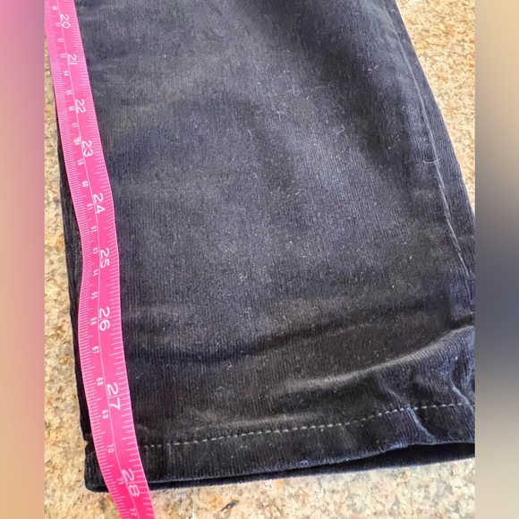 JUICY COUTURE Black Corduroy California Skinny Pull on pants NWT Size 12 - Picture 7 of 9